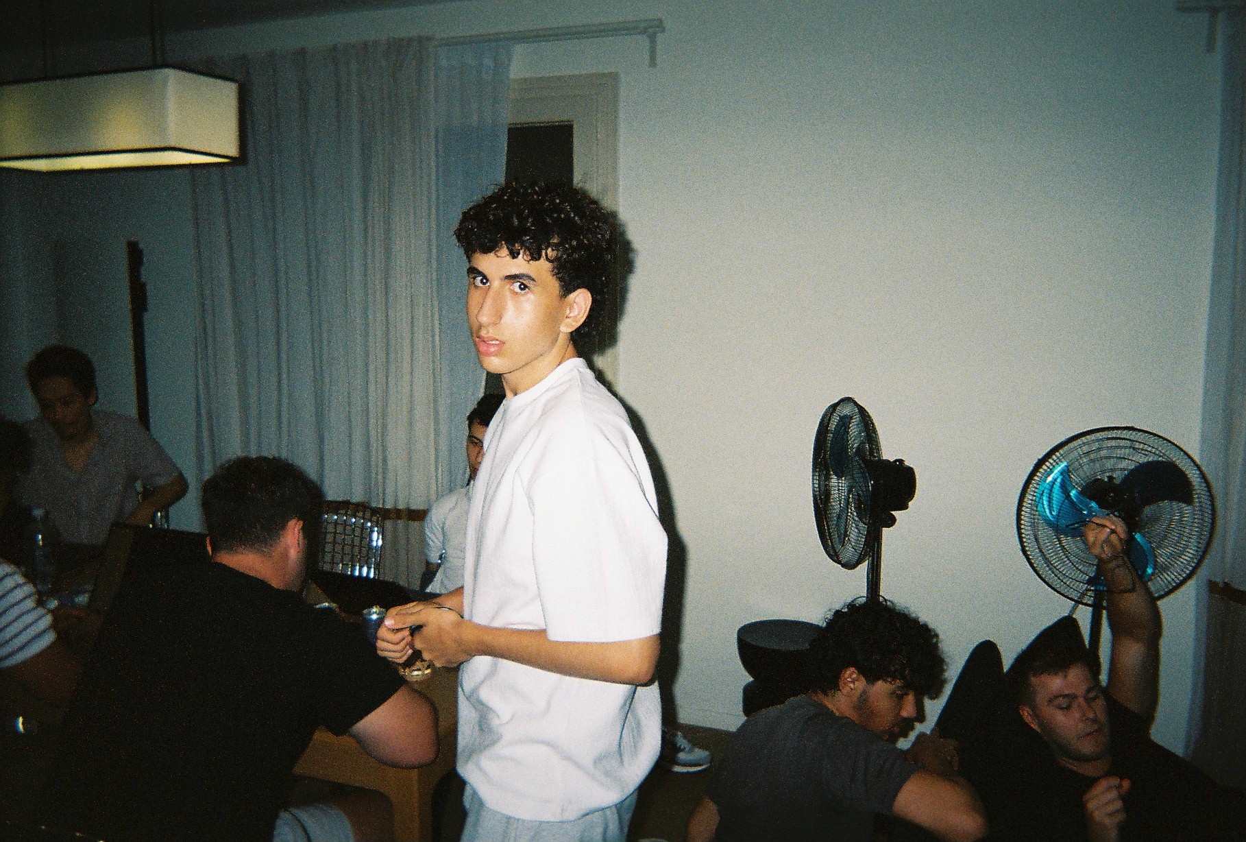 Dan and the Content Rewards team in a hotel room